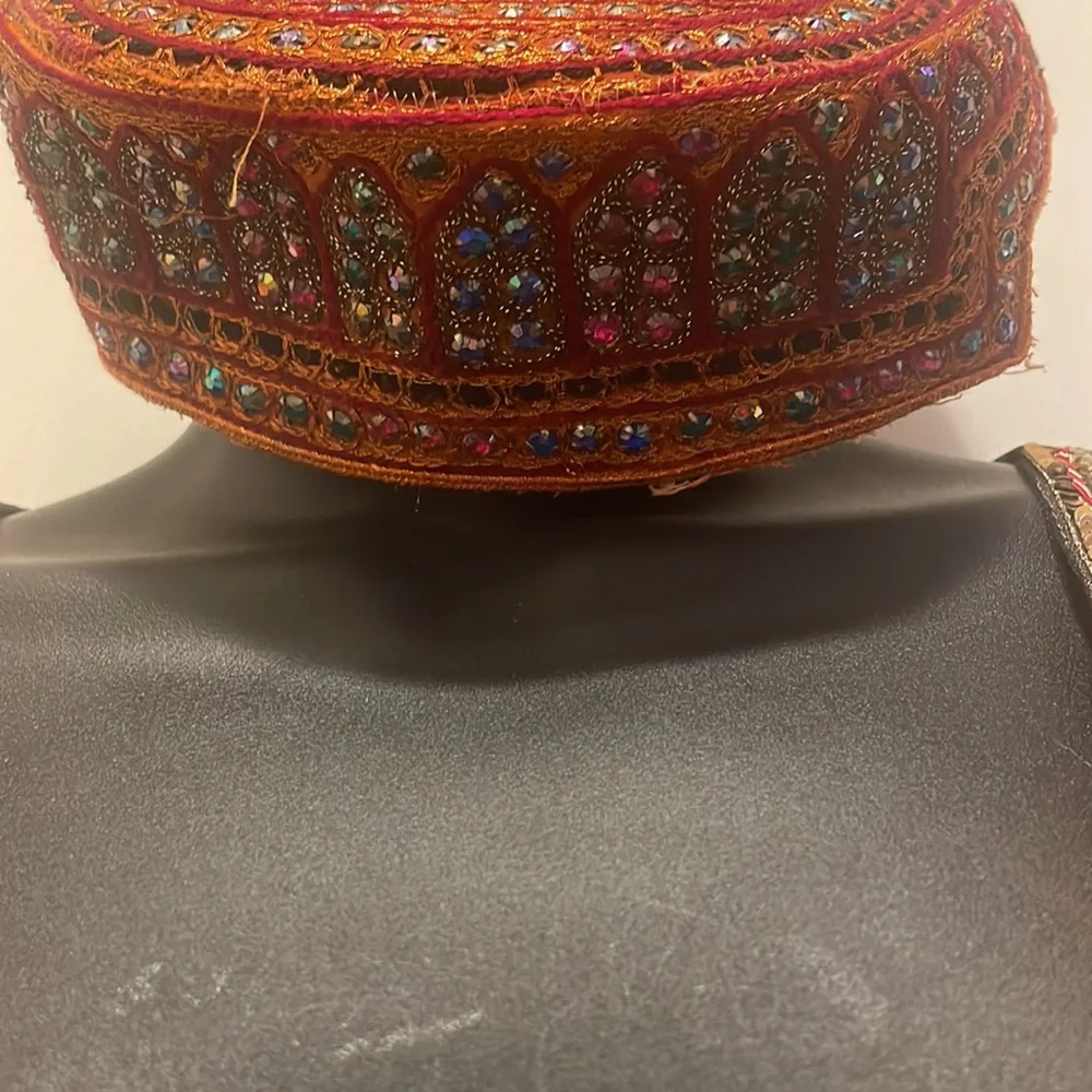 Boho-ethnic dress and cap - Picture 3 of 13